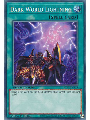 Dark World Lightning - SGX3-ENA16 - Common