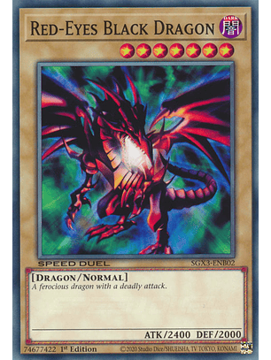 Red-Eyes Black Dragon - SGX3-ENB02 - Common