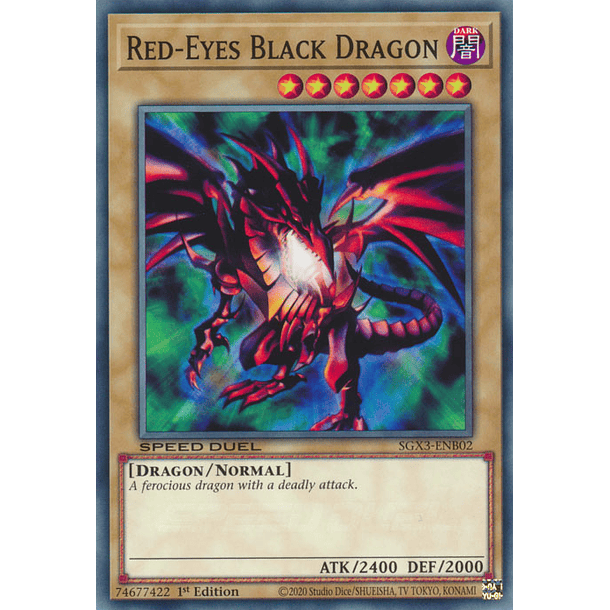 Red-Eyes Black Dragon - SGX3-ENB02 - Common