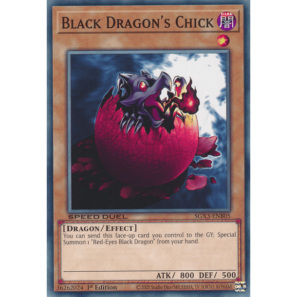 Black Dragon's Chick - SGX3-ENB05 - Common 