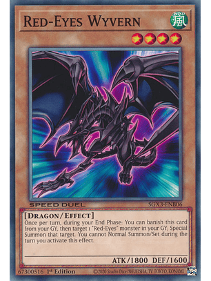 Red-Eyes Wyvern - SGX3-ENB06 - Common