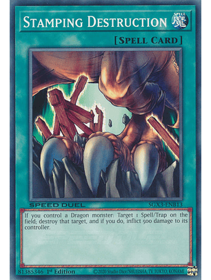 Stamping Destruction - SGX3-ENB13 - Common