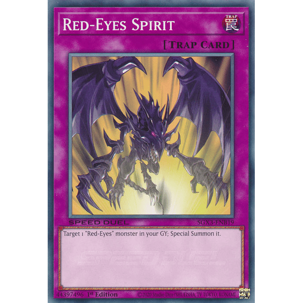 Red-Eyes Spirit - SGX3-ENB19 - Common