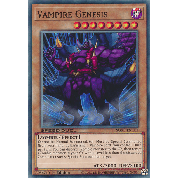 Vampire Genesis - SGX3-ENC01 - Common