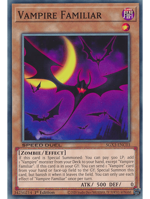 Vampire Familiar - SGX3-ENC03 - Common