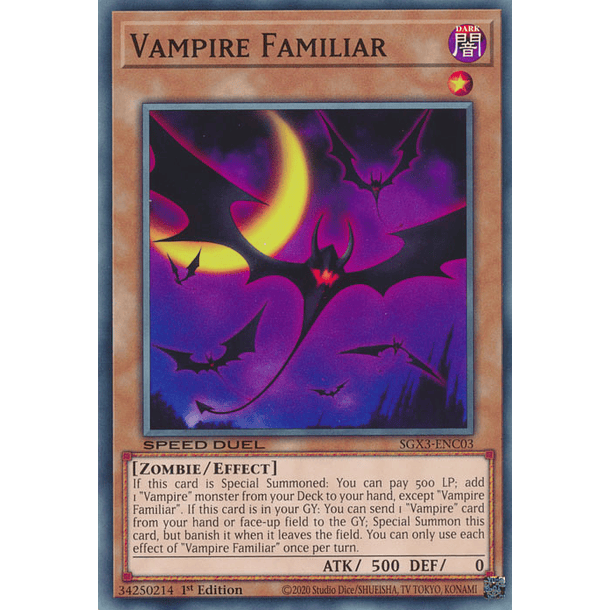Vampire Familiar - SGX3-ENC03 - Common