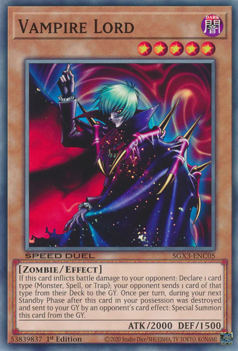 Vampire Lord - SGX3-ENC05 - Common 