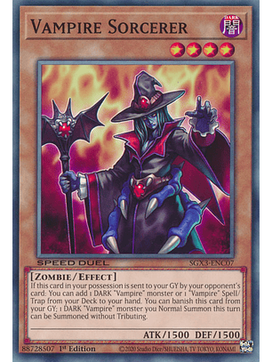 Vampire Sorcerer - SGX3-ENC07 - Common