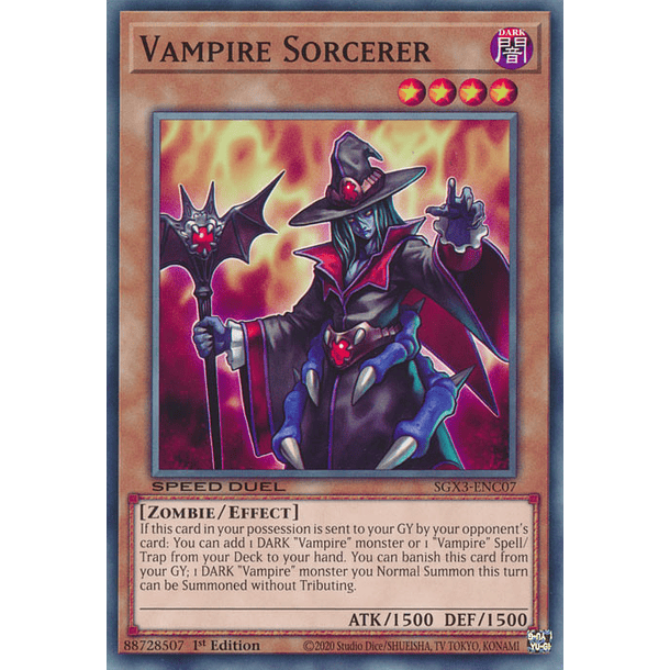 Vampire Sorcerer - SGX3-ENC07 - Common