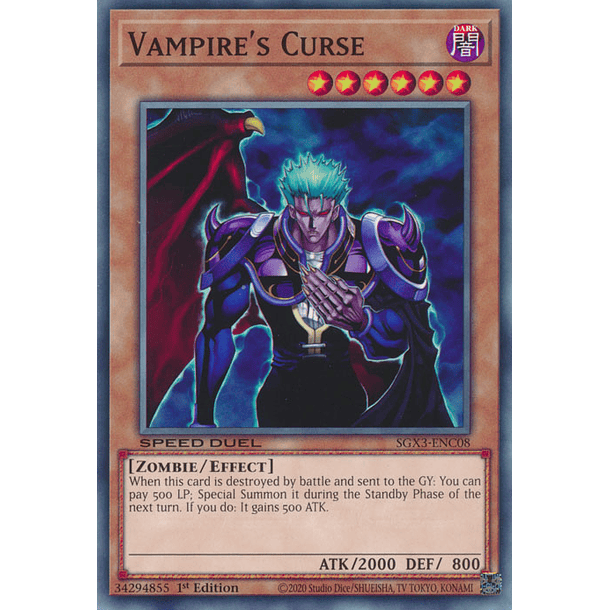 Vampires Curse - SGX3-ENC08 - Common