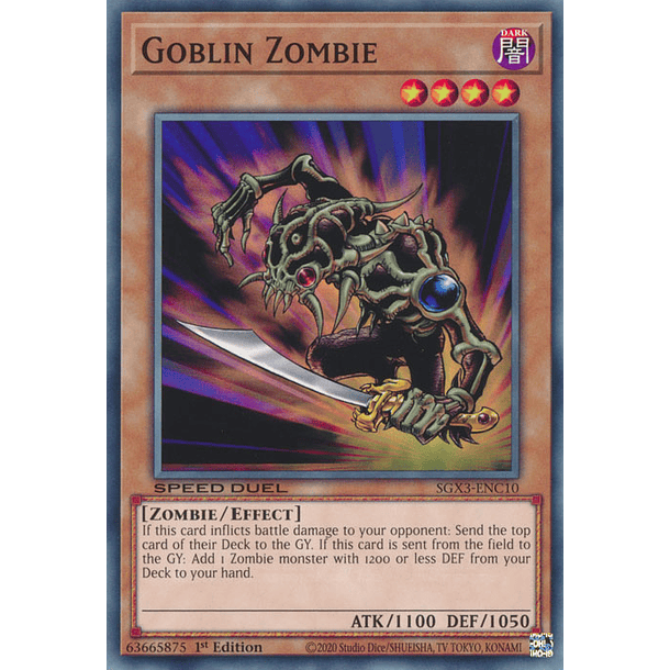 Goblin Zombie - SGX3-ENC10 - Common