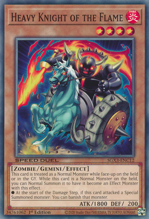 Heavy Knight of the Flame - SGX3-ENC12 - Common