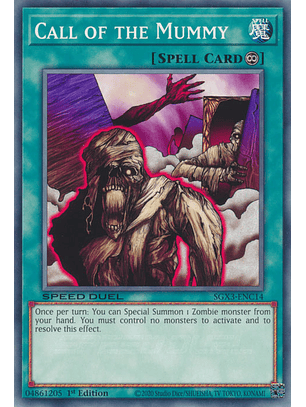 Call of the Mummy - SGX3-ENC14 - Common