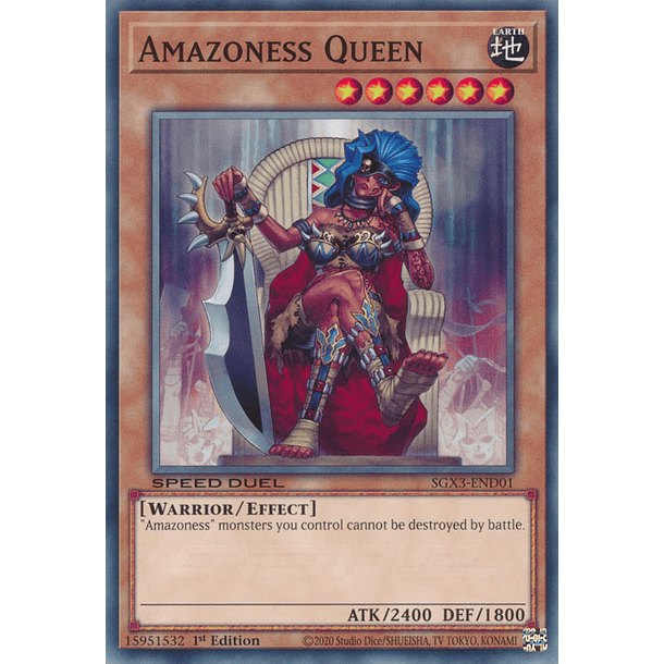 Amazoness Queen - SGX3-END01 - Common