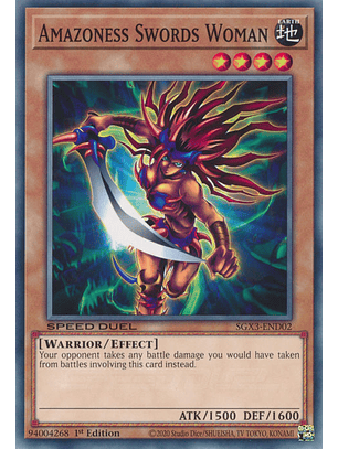 Amazoness Swords Woman - SGX3-END02 - Common