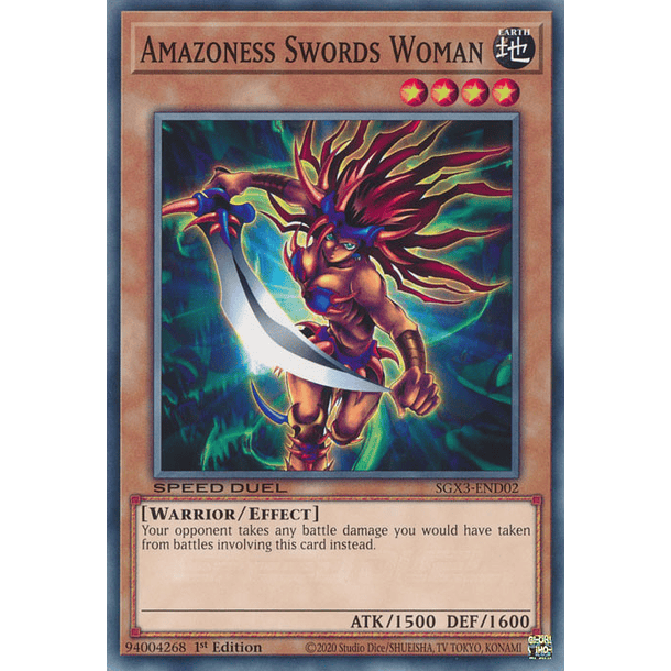 Amazoness Swords Woman - SGX3-END02 - Common