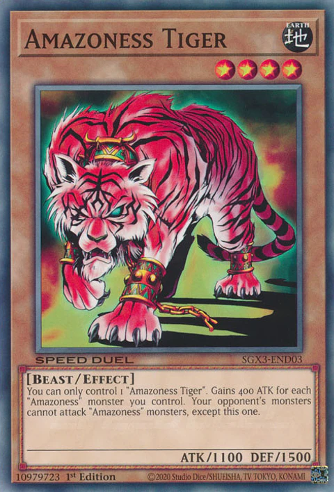 Amazoness Tiger - SGX3-END03 - Common
