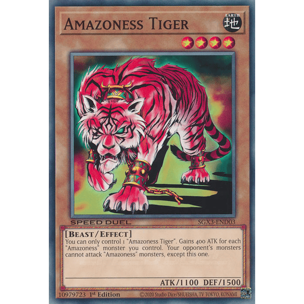 Amazoness Tiger - SGX3-END03 - Common