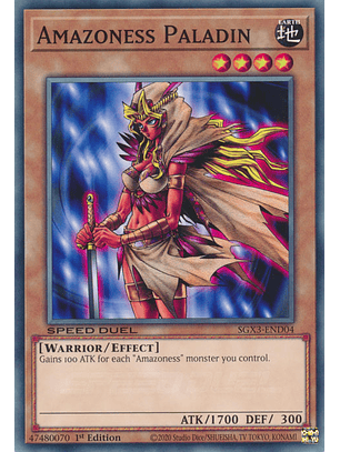 Amazoness Paladin - SGX3-END04 - Common 