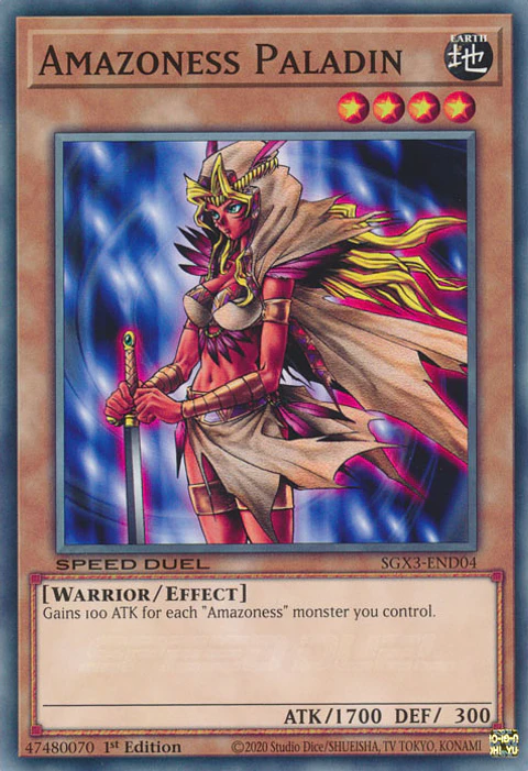 Amazoness Paladin - SGX3-END04 - Common 