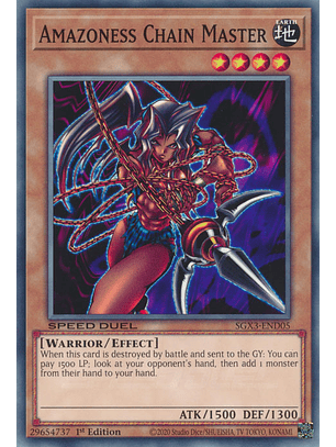Amazoness Chain Master - SGX3-END05 - Common
