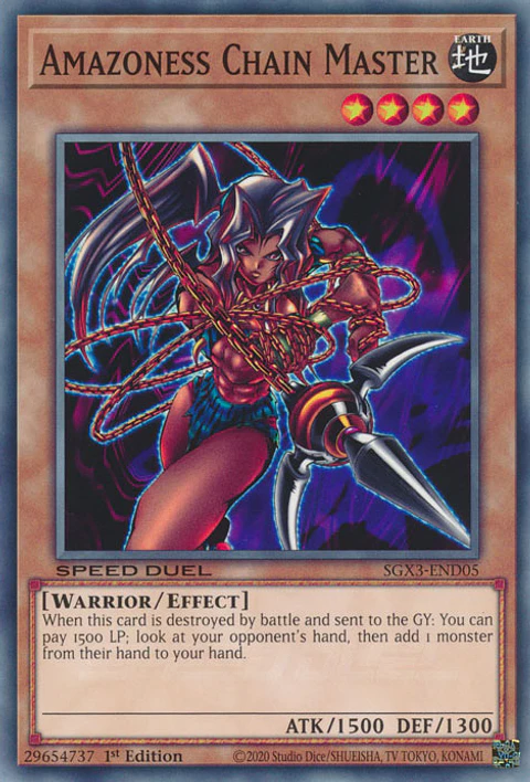 Amazoness Chain Master - SGX3-END05 - Common