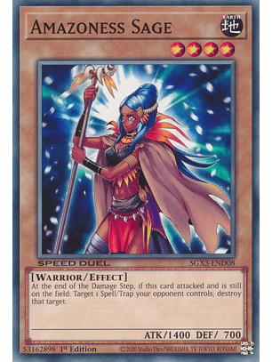 Amazoness Sage - SGX3-END08 - Common