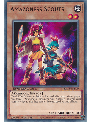 Amazoness Scouts - SGX3-END09 - Common