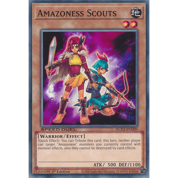 Amazoness Scouts - SGX3-END09 - Common