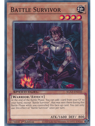 Battle Survivor - SGX3-END10 - Common