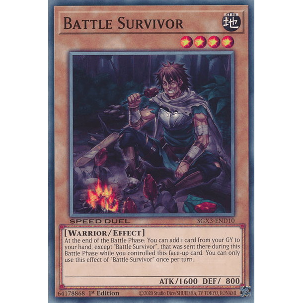 Battle Survivor - SGX3-END10 - Common