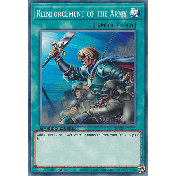 Reinforcement of the Army - SGX3-END11 - Common