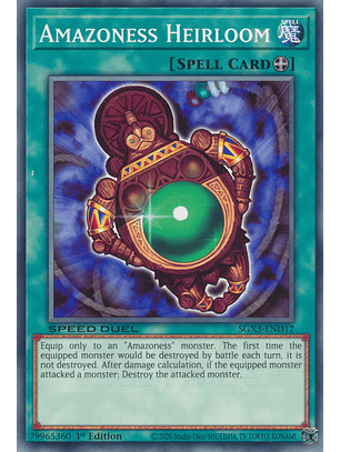 Amazoness Heirloom - SGX3-END12 - Common