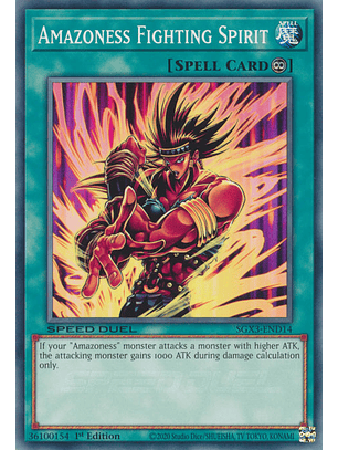 Amazoness Fighting Spirit - SGX3-END14 - Common