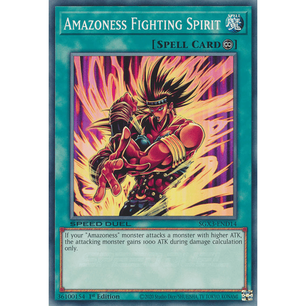 Amazoness Fighting Spirit - SGX3-END14 - Common