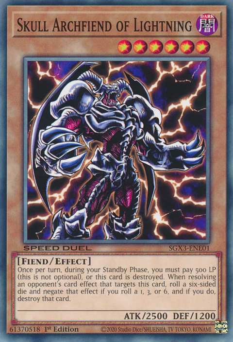 Skull Archfiend of Lightning - SGX3-ENE01 - Common
