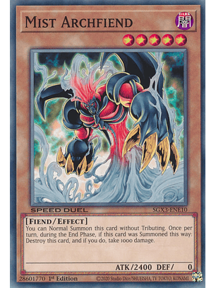 Mist Archfiend - SGX3-ENE10 - Common