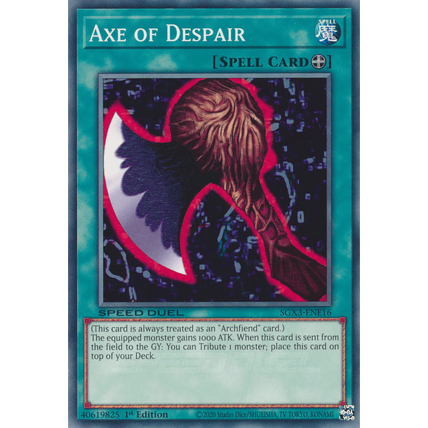Axe of Despair - SGX3-ENE16 - Common