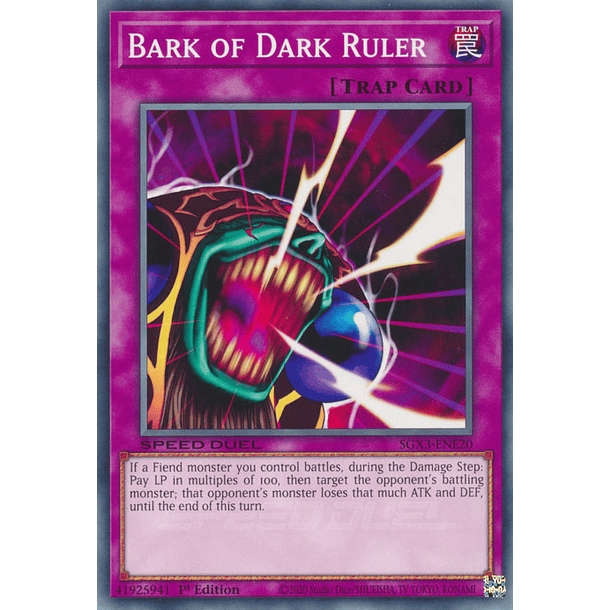 Bark of Dark Ruler - SGX3-ENE20 - Common