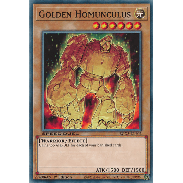 Golden Homunculus - SGX3-ENF02 - Common