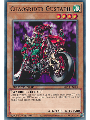 Chaosrider Gustaph - SGX3-ENF04 - Common