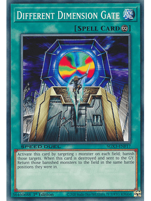 Different Dimension Gate - SGX3-ENF17 - Common