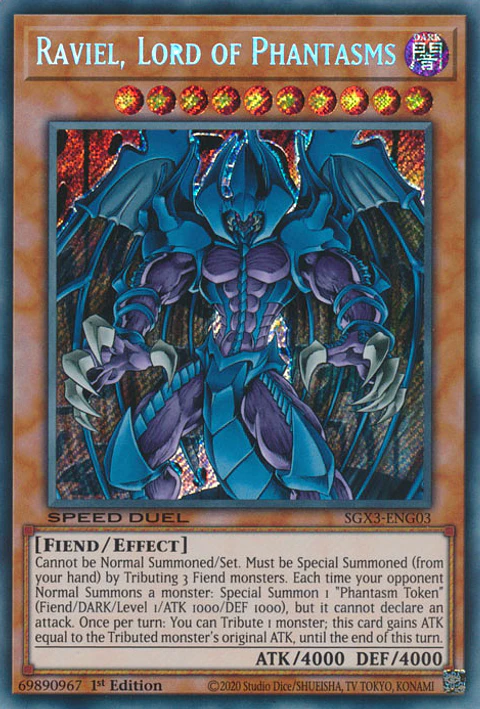 Raviel, Lord of Phantasms - SGX3-ENG03 - Secret Rare