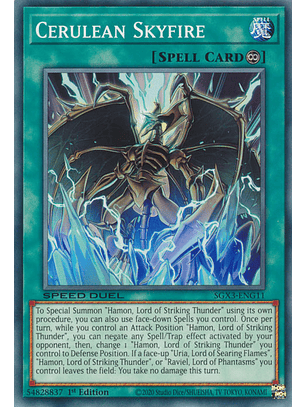 Cerulean Skyfire - SGX3-ENG11 - Common 