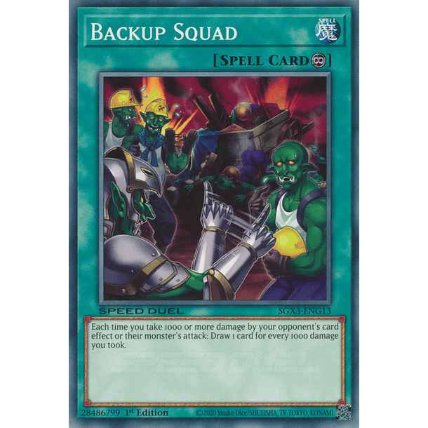 Backup Squad - SGX3-ENG13 - Common