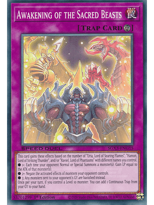 Awakening of the Sacred Beasts - SGX3-ENG15 - Common