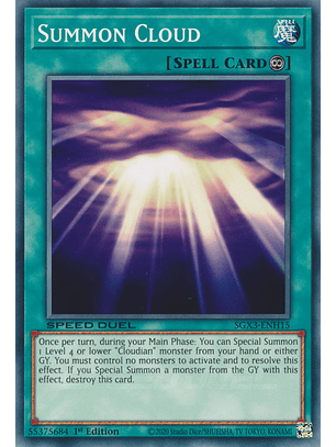 Summon Cloud - SGX3-ENH15 - Common