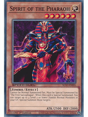 Spirit of the Pharaoh - SGX3-ENI05 - Common