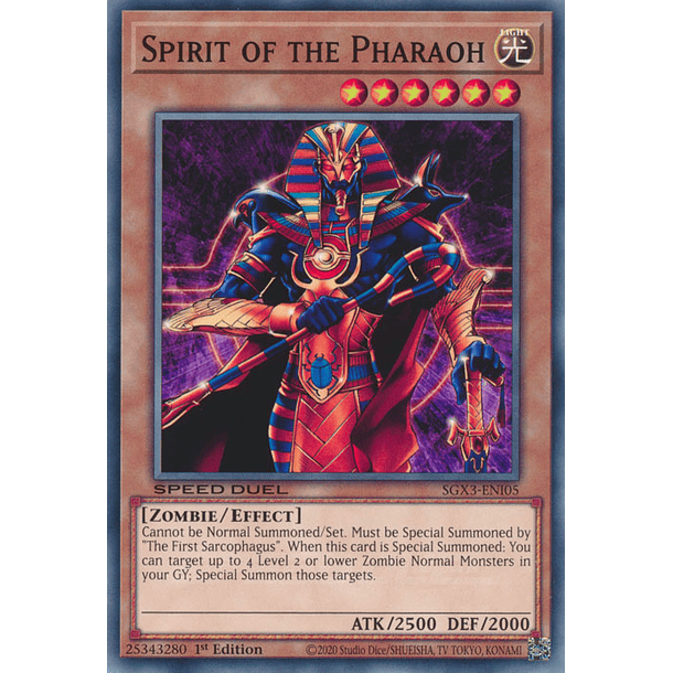 Spirit of the Pharaoh - SGX3-ENI05 - Common