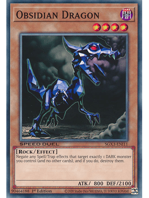 Obsidian Dragon - SGX3-ENI11 - Common